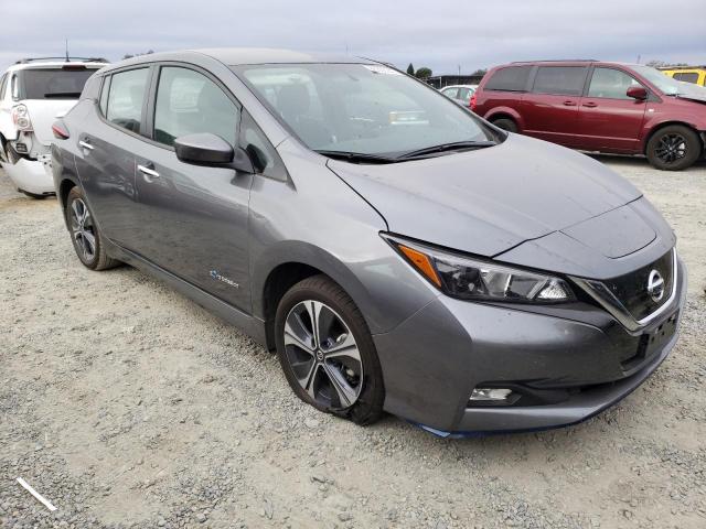 1N4BZ1CP0KC318866 - 2019 NISSAN LEAF S PLU GRAY photo 1