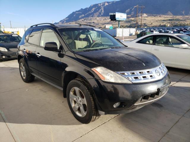 JN8AZ08W94W320024 - 2004 NISSAN MURANO BLACK photo 1