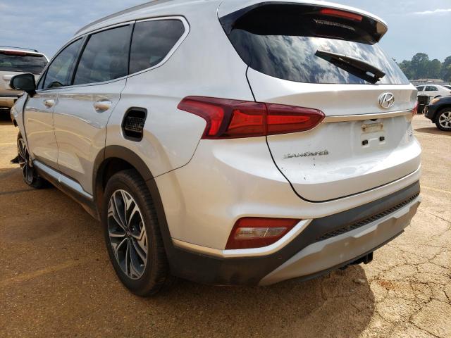 5NMS53AA6KH040878 - 2019 HYUNDAI SANTA FE L SILVER photo 3