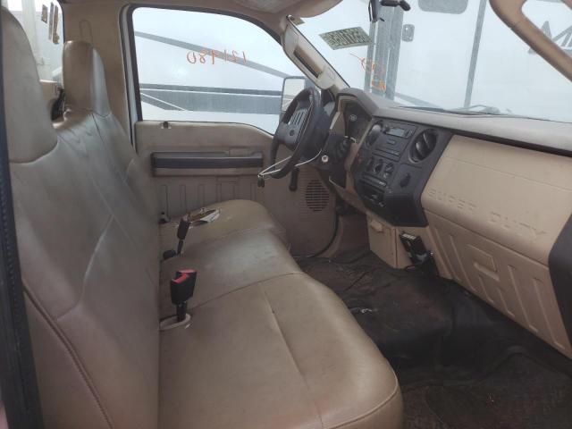 1FD3F30508EE46491 - 2008 FORD F350 SRW S WHITE photo 5