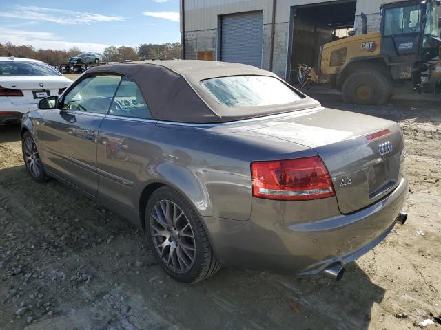 WAUDF48H09K001827 - 2009 AUDI A4 2.0T CA GRAY photo 3