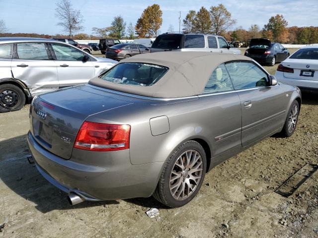 WAUDF48H09K001827 - 2009 AUDI A4 2.0T CA GRAY photo 4