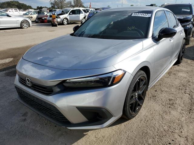 2HGFE2F54NH519714 - 2022 HONDA CIVIC SPOR 银色 照片 2