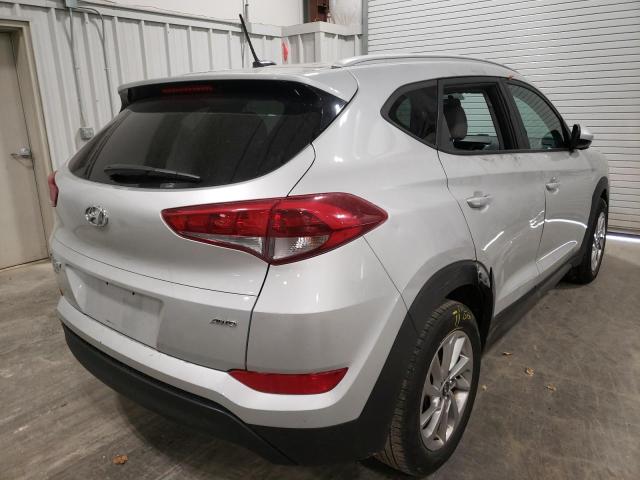 KM8J3CA45GU089805 - 2016 HYUNDAI TUCSON LIM SILVER photo 4