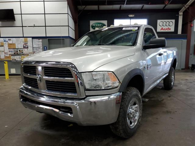 3C6LD5AL2CG298940 - 2012 DODGE RAM 2500 S SILVER photo 2
