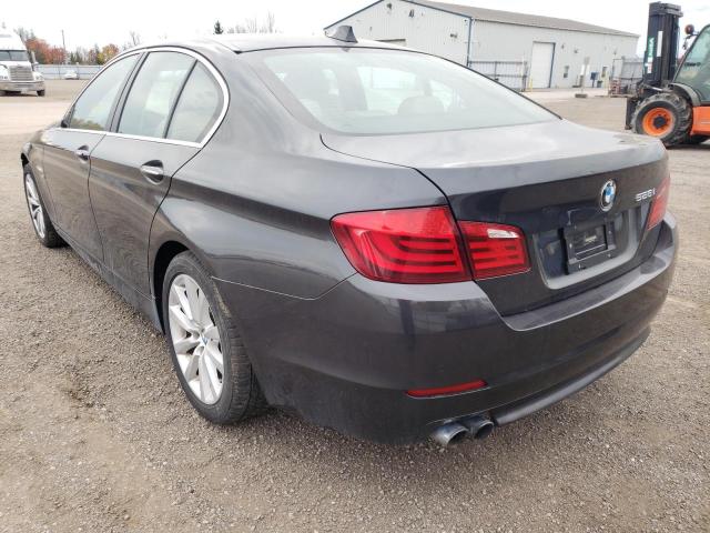 WBAXH5C56CDW05372 - 2012 BMW 528 XI GRAY photo 3