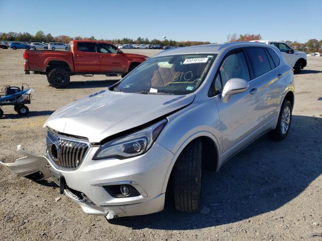 LRBFXDSA3HD038232 - 2017 BUICK ENVISION E SILVER photo 2