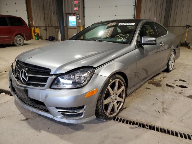 WDDGJ8JB6EG184858 - 2014 MERCEDES-BENZ C 350 4MAT SILVER photo 2