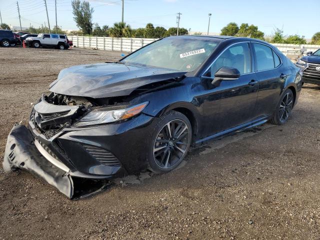 4T1B61HK3KU786628 - 2019 TOYOTA CAMRY XSE BLACK photo 2