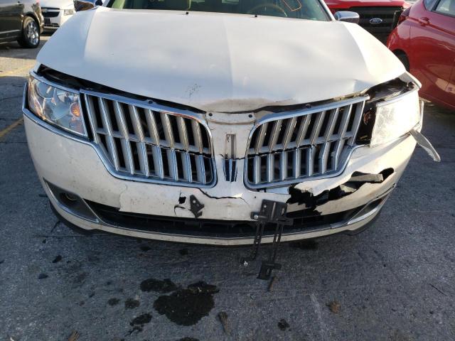 3LNDL2L37CR830288 - 2012 LINCOLN MKZ HYBRID WHITE photo 9