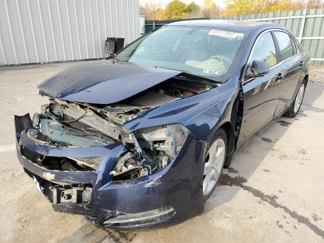 1G1ZG57B794163976 - 2009 CHEVROLET MALIBU LS BLUE photo 2