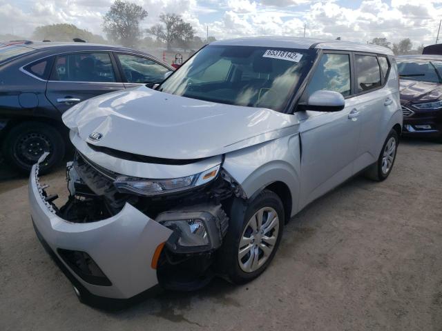 KNDJ23AU0L7718838 - 2020 KIA SOUL LX SILVER photo 2