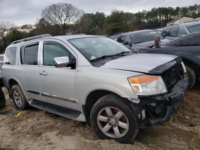 5N1BA0ND8AN612464 - 2010 NISSAN ARMADA SE SILVER photo 1