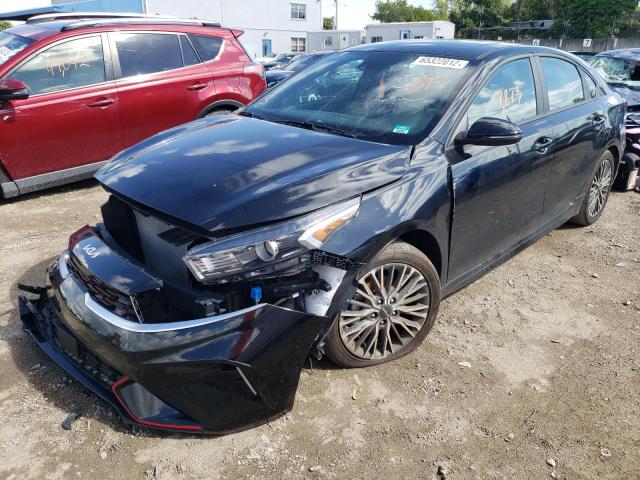 3KPF54AD1NE442367 - 2022 KIA FORTE GT L BLACK photo 2