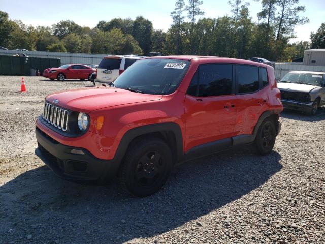 ZACCJAAT1GPD36463 - 2016 JEEP RENEGADE S Qırmızı foto 2