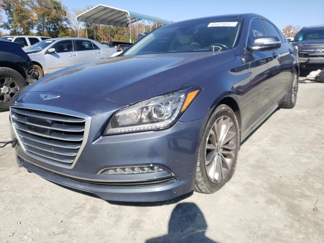 KMHGN4JE3GU106457 - 2016 HYUNDAI GENESIS 3. BLUE photo 2