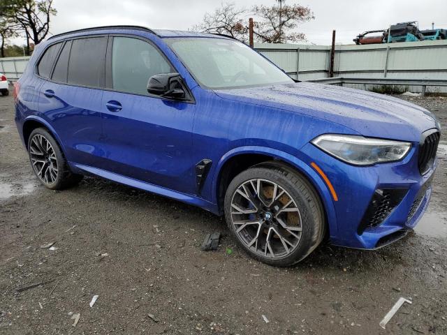 5YMJU0C07L9C84015 - 2020 BMW X5 M BLUE photo 4