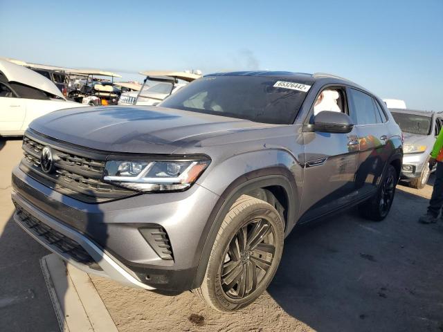 1V2WC2CA2NC210833 - 2022 VOLKSWAGEN ATLAS CROS Серебристый фото 2