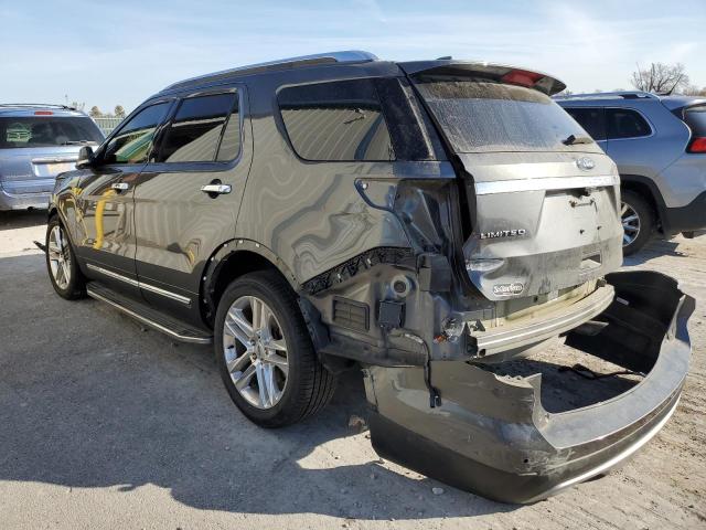 1FM5K7F8XHGD78301 - 2017 FORD EXPLORER L GRAY photo 3