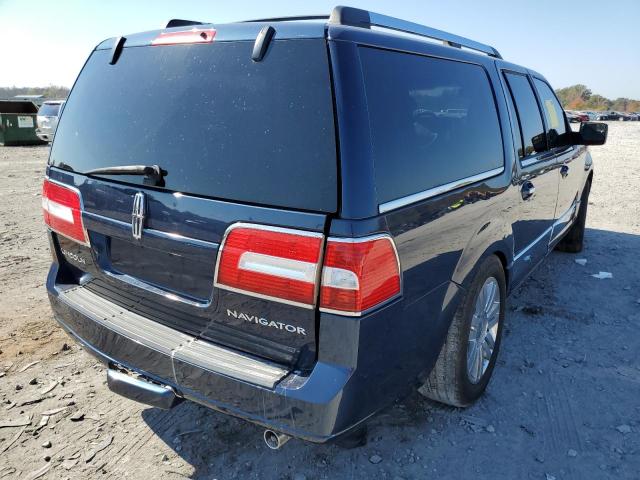 5LMJJ3H59DEL00768 - 2013 LINCOLN NAVIGATOR BLUE photo 4