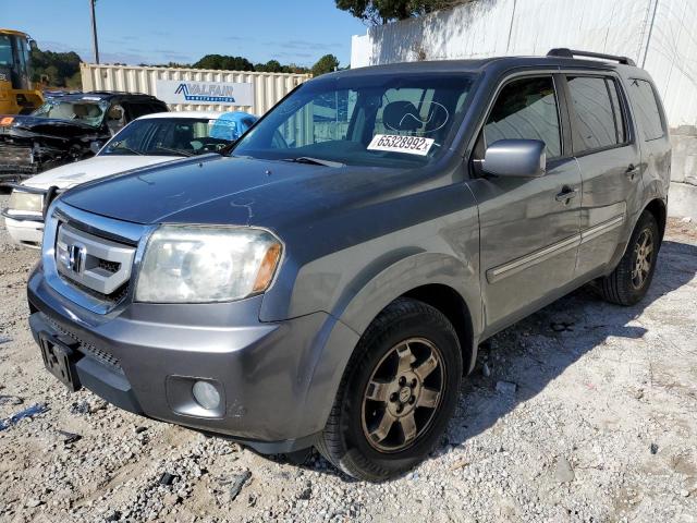 5FNYF48969B036589 - 2009 HONDA PILOT TOUR GRAY photo 2