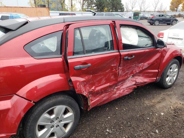 1B3HB48B38D580988 - 2008 DODGE CALIBER SX RED photo 9