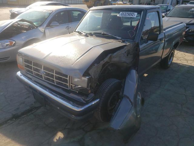 1FTCR10U7NTA67633 - 1992 FORD RANGER GRAY photo 2