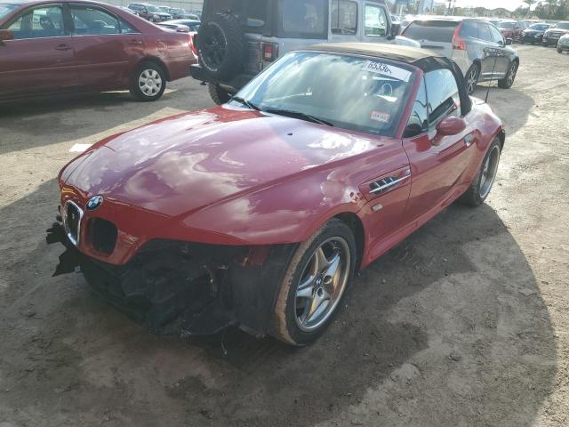 WBSCL93421LJ80551 - 2001 BMW M ROADSTER RED photo 2