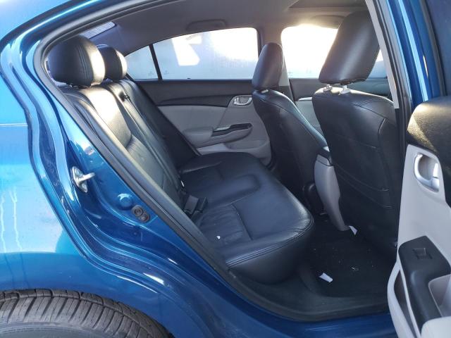 19XFB2F99FE046660 - 2015 HONDA CIVIC EXL ლურჯი ფოტო 6