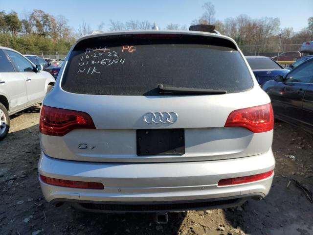 WA1DGAFE3BD006354 - 2011 AUDI Q7 PRESTIG SILVER photo 6