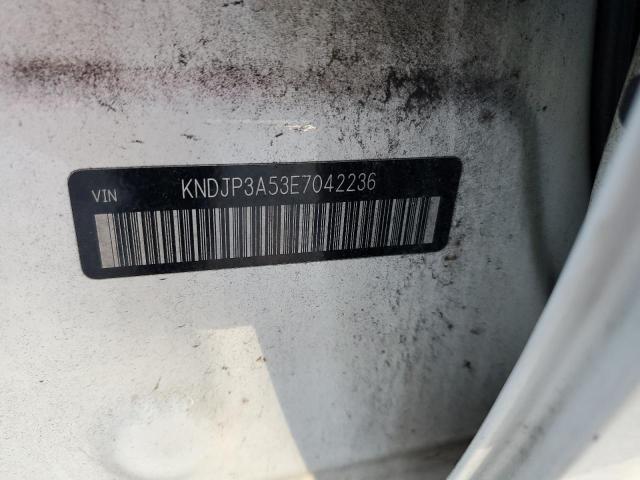 KNDJP3A53E7042236 - 2014 KIA SOUL WHITE photo 10