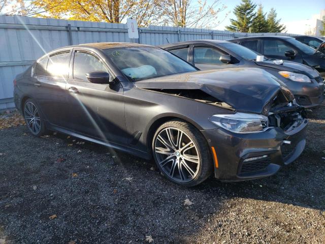 WBAJE7C5XJWC56084 - 2018 BMW 540 XI GRAY photo 1
