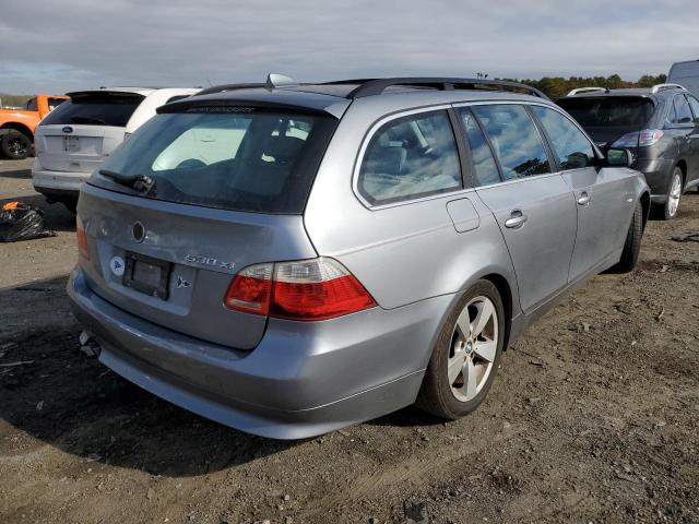 WBANN73506CN01529 - 2006 BMW 530 XIT SILVER photo 4