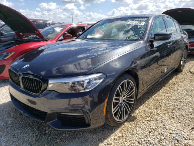 WBAJE7C53JWC56363 - 2018 BMW 540 XI CHARCOAL photo 2