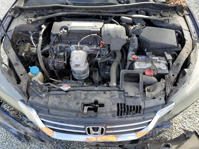 1HGCR2F8XDA015201 - 2013 HONDA ACCORD EXL BLUE photo 7