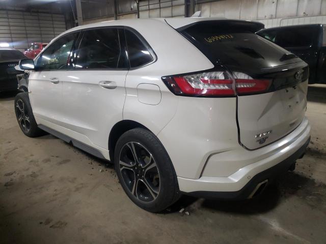 2FMPK4AP8KBC20849 - 2019 FORD EDGE ST WHITE photo 3