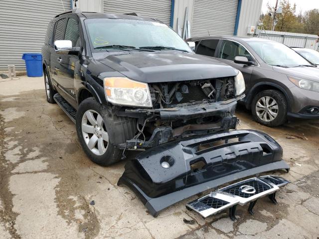 5N1BA08D98N611023 - 2008 NISSAN ARMADA SE BLACK photo 1