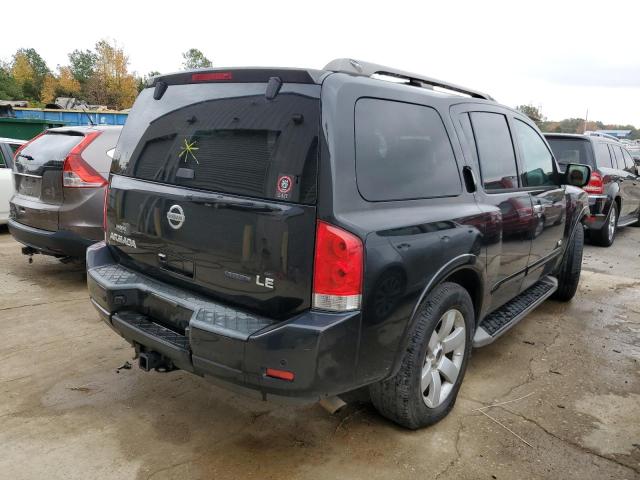 5N1BA08D98N611023 - 2008 NISSAN ARMADA SE BLACK photo 4