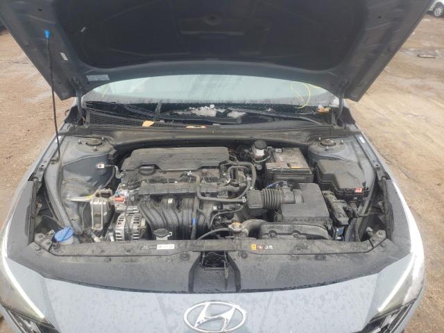 KMHLP4AG4MU064600 - 2021 HYUNDAI ELANTRA LI GRAY photo 7