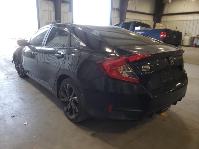 19XFC2F82KE047535 - 2019 HONDA CIVIC SPOR BLACK photo 3