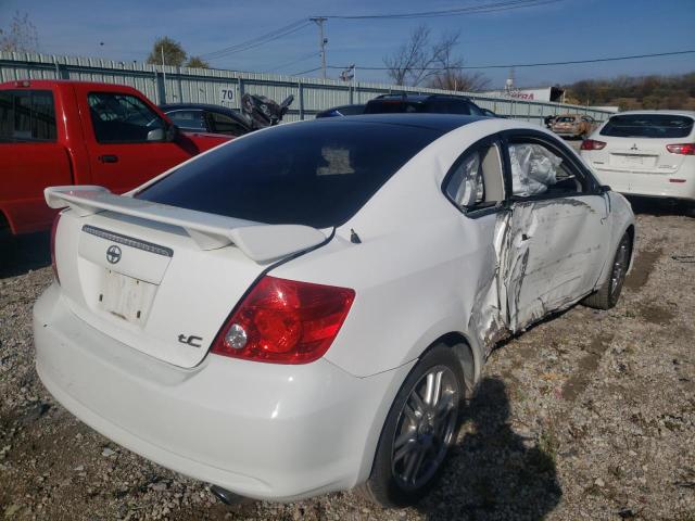 JTKDE167080224712 - 2008 TOYOTA SCION TC أبيض صورة 4