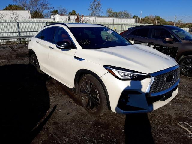 3PCAJ5L3XNF100426 - 2022 INFINITI QX55 SENSO WHITE photo 1