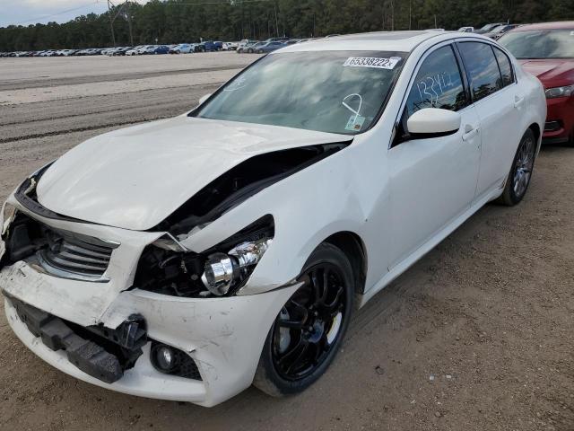 JN1CV6AP5BM305294 - 2011 INFINITI G37 BASE WHITE photo 2