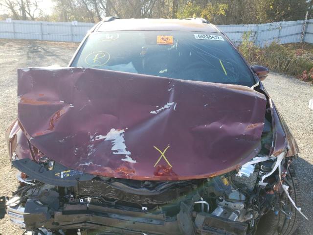 2C4RC3BG2NR126982 - 2022 CHRYSLER PACIFICA T RED photo 7