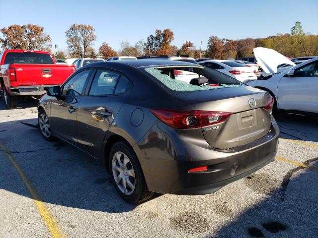 JM1BM1T72F1252296 - 2015 MAZDA 3 SV GRAY photo 3