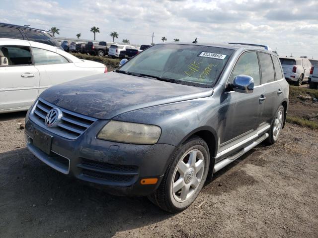 WVGGH77L94D055136 - 2004 VOLKSWAGEN TOUAREG TD GRAY photo 2