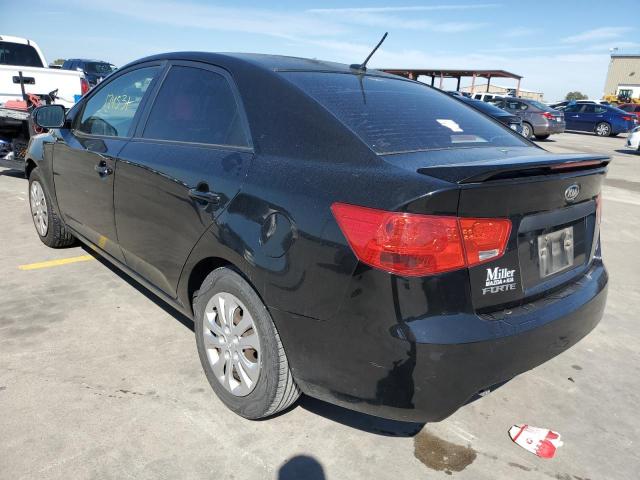 KNAFU4A23C5533521 - 2012 KIA FORTE EX BLACK photo 3