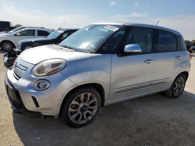 ZFBCFACH8EZ008324 - 2014 FIAT 500L LOUNG SILVER photo 2