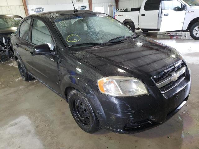 KL1TD5DE9AB125841 - 2010 CHEVROLET AVEO LS BLACK photo 1