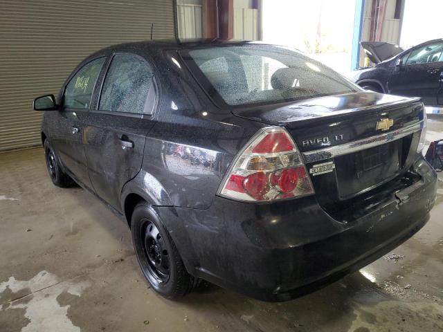 KL1TD5DE9AB125841 - 2010 CHEVROLET AVEO LS BLACK photo 3